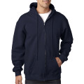 Adult 9.5oz., 80% cotton/20% polyester Full-Zip Hooded Sw...