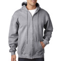 Adult 9.5oz., 80% cotton/20% polyester Full-Zip Hooded Sw...