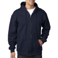 Adult 9.5oz., 80% cotton/20% polyester Full-Zip Hooded Sw...