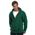 Adult 9.5oz., 80% cotton/20% polyester Full-Zip Hooded Sw...