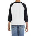 Youth Heavy Cotton™ 3/4-Raglan Sleeve T-Shirt