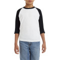 Youth Heavy Cotton™ 3/4-Raglan Sleeve T-Shirt