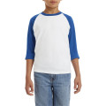 Youth Heavy Cotton™ 3/4-Raglan Sleeve T-Shirt