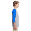 Youth Heavy Cotton™ 3/4-Raglan Sleeve T-Shirt