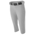 A4 Ladies' Softball Pants w/ Piping