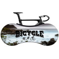 Half-covered bicycle dust cover