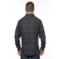 Men's Long-Sleeve Plaid Pattern Woven Shirt