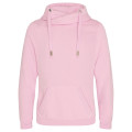 Men's Heavyweight Cross Over Neck Hooded Sweatshirt