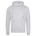 Men's Heavyweight Cross Over Neck Hooded Sweatshirt