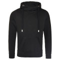 Men's Heavyweight Cross Over Neck Hooded Sweatshirt