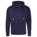 Men's Heavyweight Cross Over Neck Hooded Sweatshirt