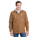 Dickies Men's Hooded Duck Quilted Shirt Jacket