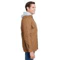 Dickies Men's Hooded Duck Quilted Shirt Jacket