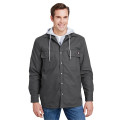 Dickies Men's Hooded Duck Quilted Shirt Jacket