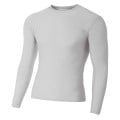 Adult Polyester Spandex Long Sleeve Compression T-Shirt