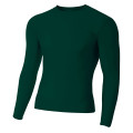 Adult Polyester Spandex Long Sleeve Compression T-Shirt