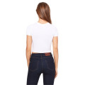 Ladies' Poly-Cotton Crop T-Shirt