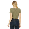 Ladies' Poly-Cotton Crop T-Shirt