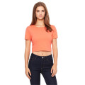 Ladies' Poly-Cotton Crop T-Shirt