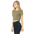 Ladies' Poly-Cotton Crop T-Shirt