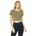 Ladies' Poly-Cotton Crop T-Shirt