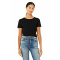Ladies' Poly-Cotton Crop T-Shirt