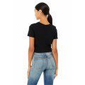 Ladies' Poly-Cotton Crop T-Shirt
