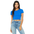 Ladies' Poly-Cotton Crop T-Shirt