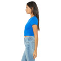 Ladies' Poly-Cotton Crop T-Shirt