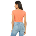 Ladies' Poly-Cotton Crop T-Shirt