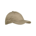 6-Panel Brushed Twill Unstructured Cap
