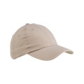 6-Panel Brushed Twill Unstructured Cap