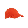6-Panel Brushed Twill Unstructured Cap