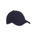 6-Panel Brushed Twill Unstructured Cap