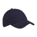 6-Panel Brushed Twill Unstructured Cap