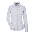 CrownLux Performance® Ladies' Micro Windowpane Woven Shirt