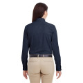 Ladies' Foundation 100% Cotton Long-Sleeve Twill Shirt wi...