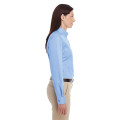 Ladies' Foundation 100% Cotton Long-Sleeve Twill Shirt wi...