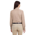 Ladies' Foundation 100% Cotton Long-Sleeve Twill Shirt wi...