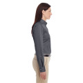 Ladies' Foundation 100% Cotton Long-Sleeve Twill Shirt wi...