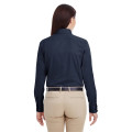 Ladies' Foundation 100% Cotton Long-Sleeve Twill Shirt wi...