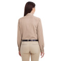 Ladies' Foundation 100% Cotton Long-Sleeve Twill Shirt wi...