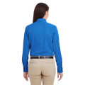 Ladies' Foundation 100% Cotton Long-Sleeve Twill Shirt wi...