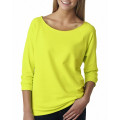 Ladies' French Terry 3/4-Sleeve Raglan