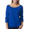 Ladies' French Terry 3/4-Sleeve Raglan