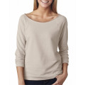 Ladies' French Terry 3/4-Sleeve Raglan