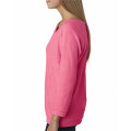 Ladies' French Terry 3/4-Sleeve Raglan