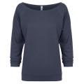 Ladies' French Terry 3/4-Sleeve Raglan