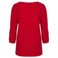 Ladies' French Terry 3/4-Sleeve Raglan
