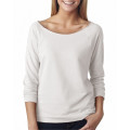 Ladies' French Terry 3/4-Sleeve Raglan